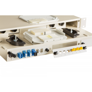 LANMASTER 19" optical enclosure for 3 adapter faceplates
